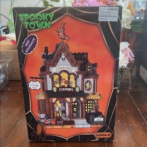 Lemax Spooky Town Sabrina’s Costume Shop.